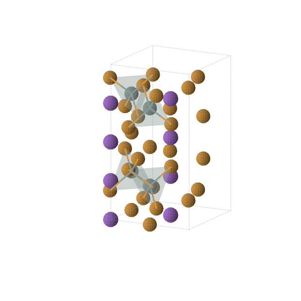 Crystal structure of K4Sn2Te10 (tetragonal, I4/mcm (No. 140))