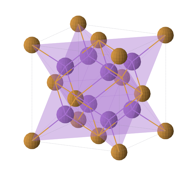 Crystal structure of K2Te (cubic, Fm-3m (No. 225))