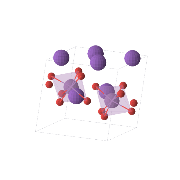 Crystal structure of K3SbO4 (monoclinic, P2/c (No. 13))