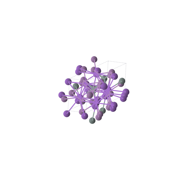 Crystal structure of K3SnSb3 (monoclinic, Cm (No. 8))