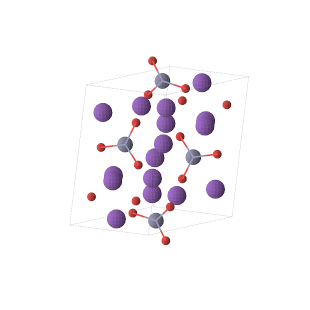 Crystal structure of K4ZnO3 (triclinic, P-1 (No. 2))
