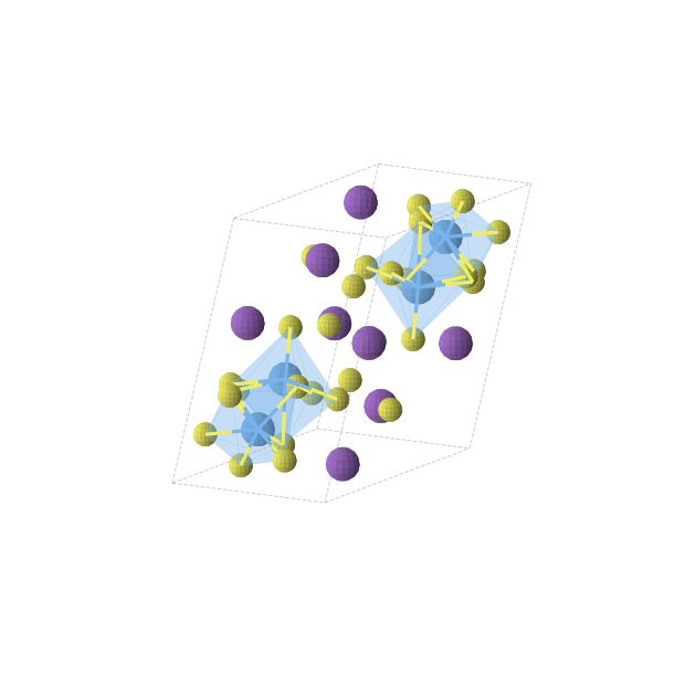 Crystal structure of K8S22Ta4 (triclinic, P-1 (No. 2))