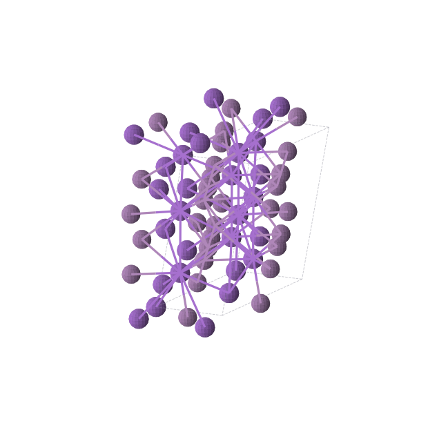 Crystal structure of K5Sb4 (monoclinic, C2/m (No. 12))