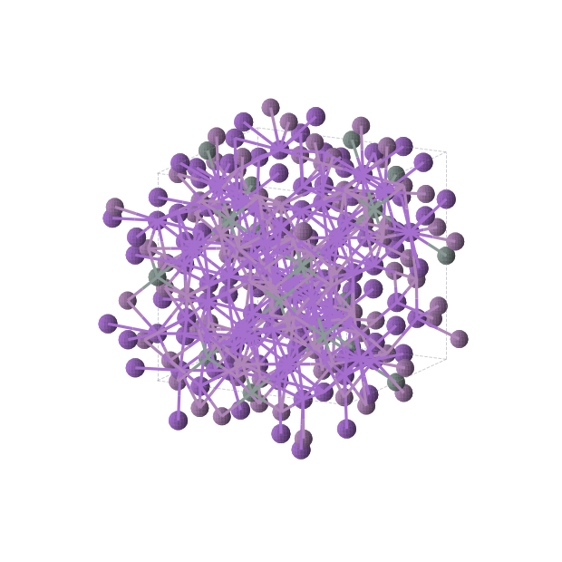 Crystal structure of K8SnSb4 (cubic, Fd-3m (No. 227))