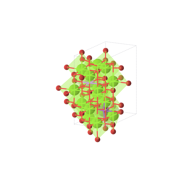 Crystal structure of KLiMg14O15 (orthorhombic, Pmm2 (No. 25))