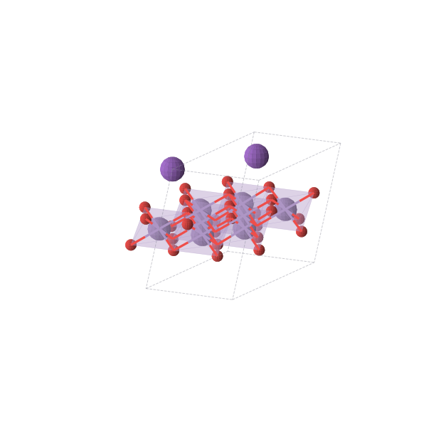 Crystal structure of KMn4O8 (monoclinic, C2/m (No. 12))