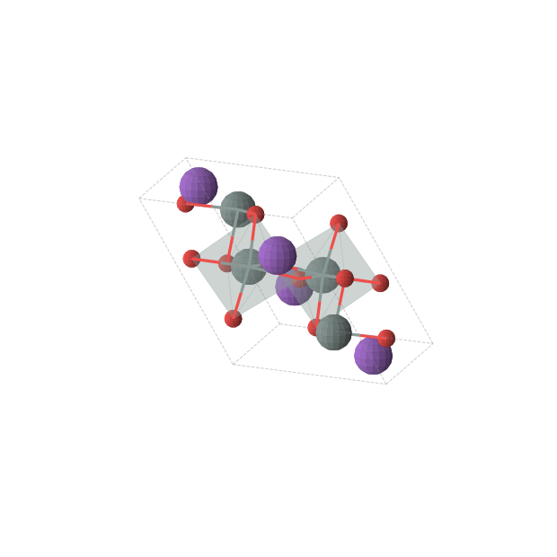 Crystal structure of KSnO2 (triclinic, P-1 (No. 2))