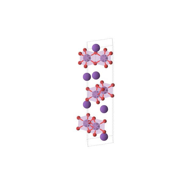 Crystal structure of KSbO3 (trigonal, R-3 (No. 148))