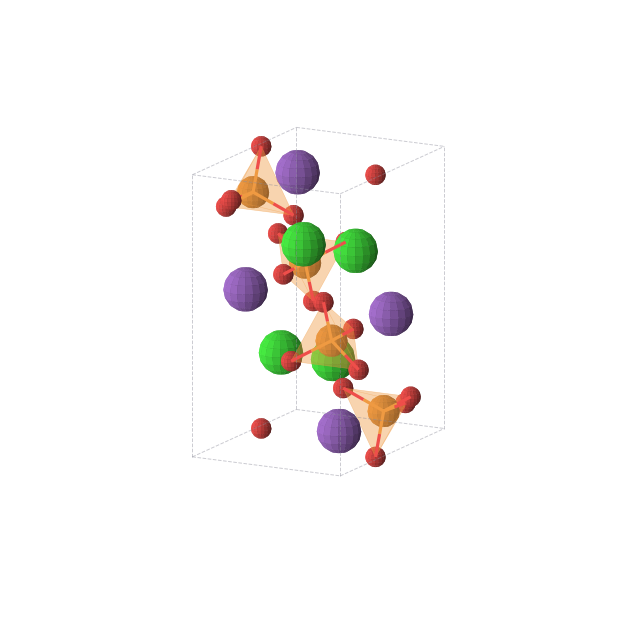 Crystal structure of K4O16P4Sr4 (orthorhombic, Pnma (No. 62))