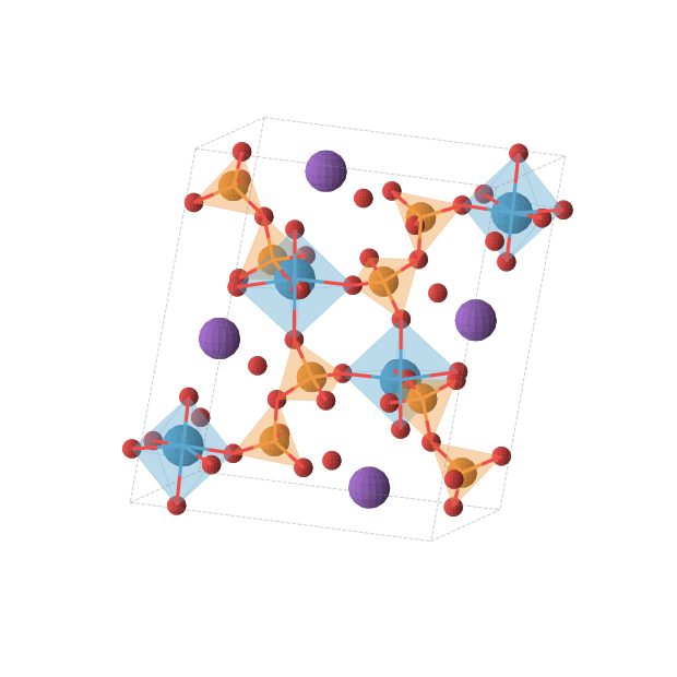 Crystal structure of K4O32P8W4 (monoclinic, P21/c (No. 14))