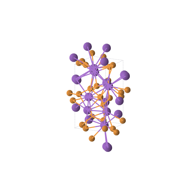 Crystal structure of KP (orthorhombic, P212121 (No. 19))