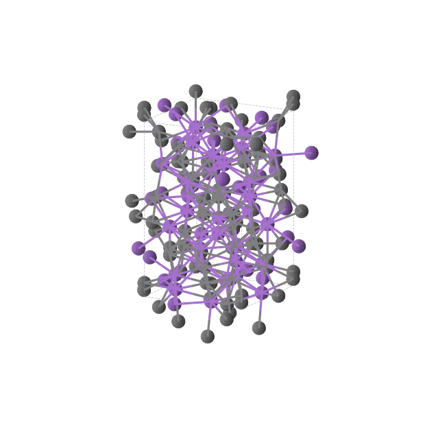 Crystal structure of KPb (tetragonal, I41/acd (No. 142))