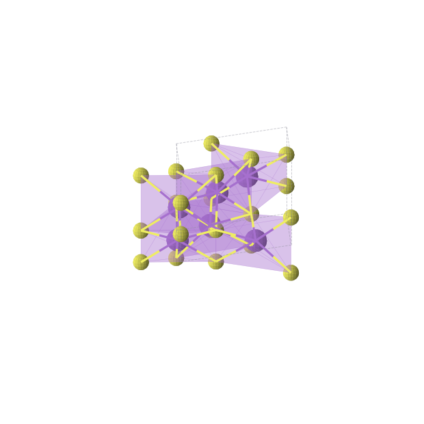 Crystal structure of KS (hexagonal, P-62m (No. 189))