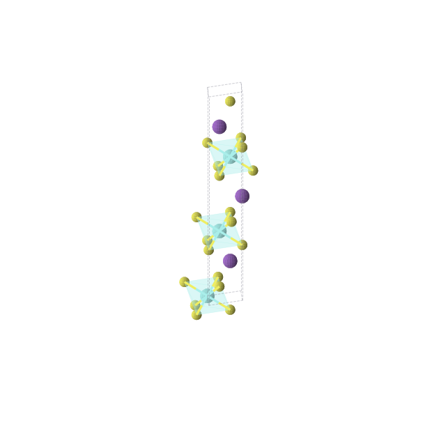 Crystal structure of KS2Y (trigonal, R-3m (No. 166))