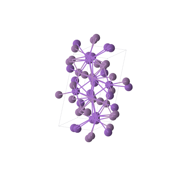 Crystal structure of KSb (monoclinic, P21/c (No. 14))