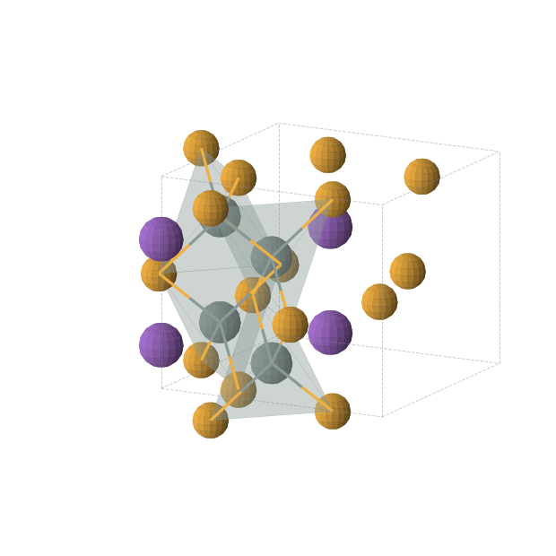 Crystal structure of KSnSe2 (monoclinic, Cm (No. 8))