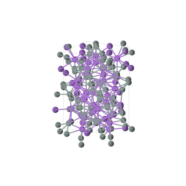 Crystal structure of KSn (tetragonal, I41/acd (No. 142))