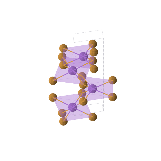 Crystal structure of KTe (hexagonal, P63/mmc (No. 194))