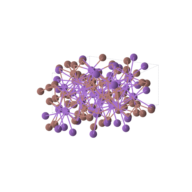 Crystal structure of KTl (orthorhombic, Cmce (No. 64))