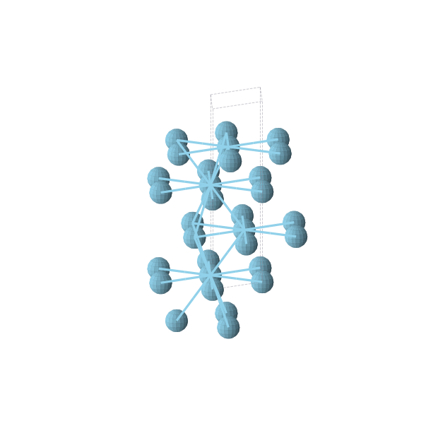 Crystal structure of La (hexagonal, P63/mmc (No. 194))