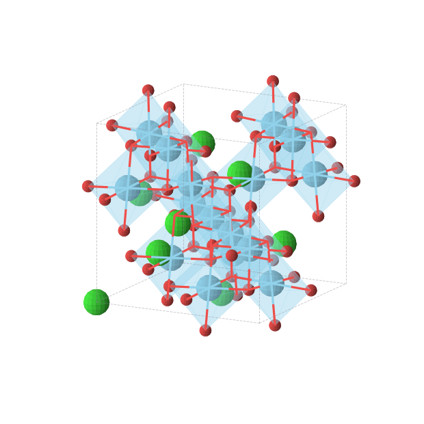 Crystal structure of La4O8Sr2 (cubic, Fd-3m (No. 227))