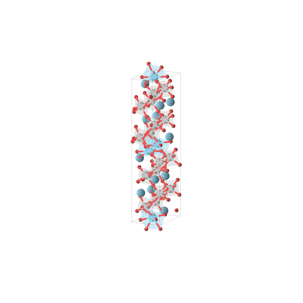 Crystal structure of La2Ti2O7 (orthorhombic, Pna21 (No. 33))