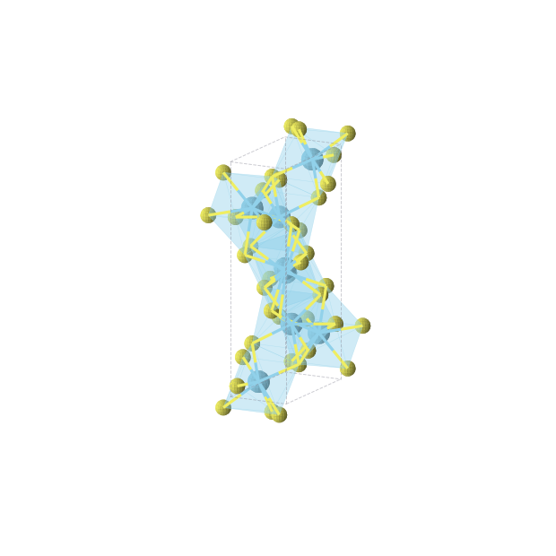 Crystal structure of La2S3 (orthorhombic, Pnma (No. 62))