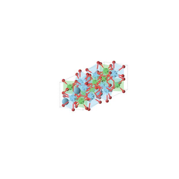Crystal structure of La3Ni2O7 (orthorhombic, Cmcm (No. 63))