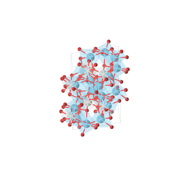 Crystal structure of La3ScO6 (trigonal, R-3 (No. 148))