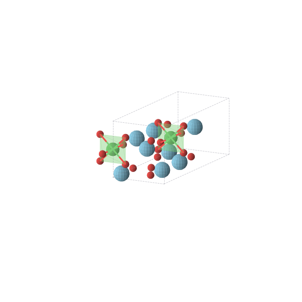 Crystal structure of La4NiO8 (orthorhombic, Cmmm (No. 65))