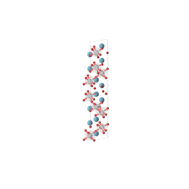 Crystal structure of La4Ti3O12 (trigonal, R-3 (No. 148))