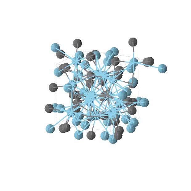 Crystal structure of La4Pb3 (cubic, I-43d (No. 220))