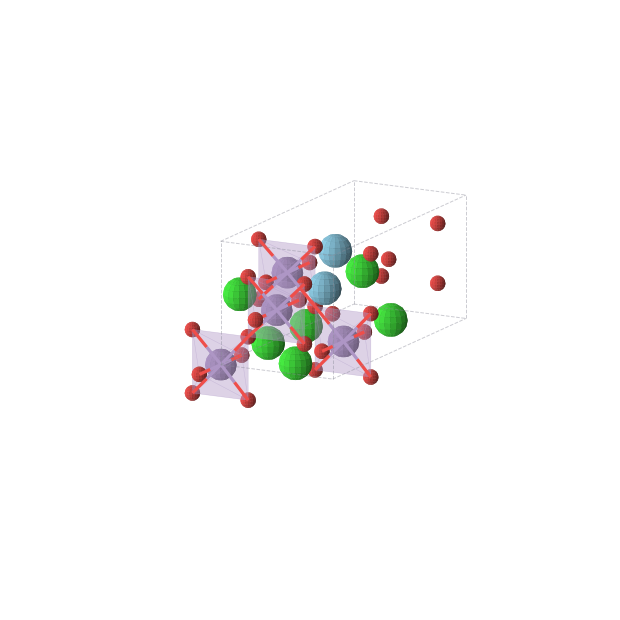 Crystal structure of Sr3LaMn2O8 (orthorhombic, Amm2 (No. 38))