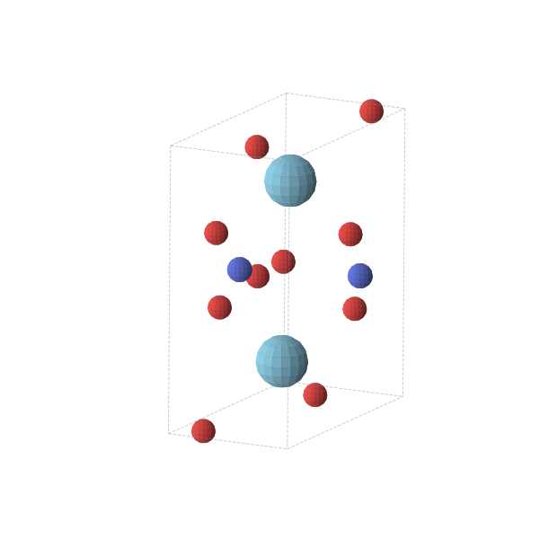 Crystal structure of LaNO5 (monoclinic, P21 (No. 4))