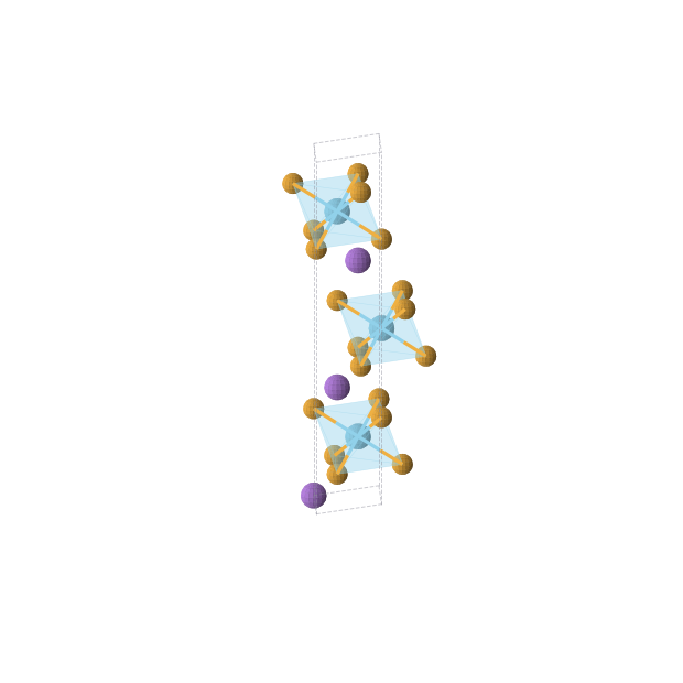 Crystal structure of La1Na1Se2 (trigonal, R-3m (No. 166))