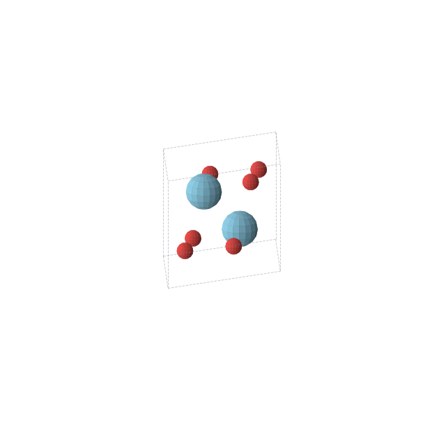 Crystal structure of LaO3 (hexagonal, P63/m (No. 176))