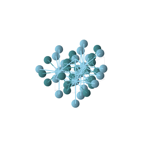 Crystal structure of LaRh (orthorhombic, Cmcm (No. 63))
