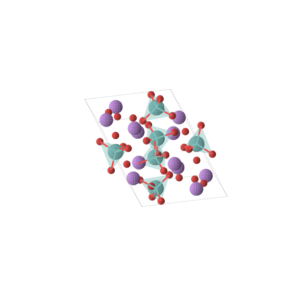 Crystal structure of Li12Mo6O24 (trigonal, R-3 (No. 148))