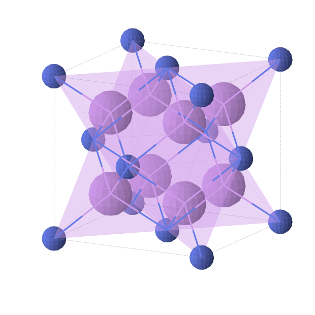 Crystal structure of Li2N (cubic, Fm-3m (No. 225))
