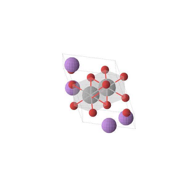 Crystal structure of Li2VO3 (triclinic, P-1 (No. 2))