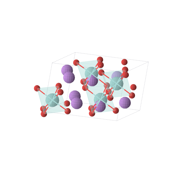 Crystal structure of Li2ZrO3 (monoclinic, C2/c (No. 15))