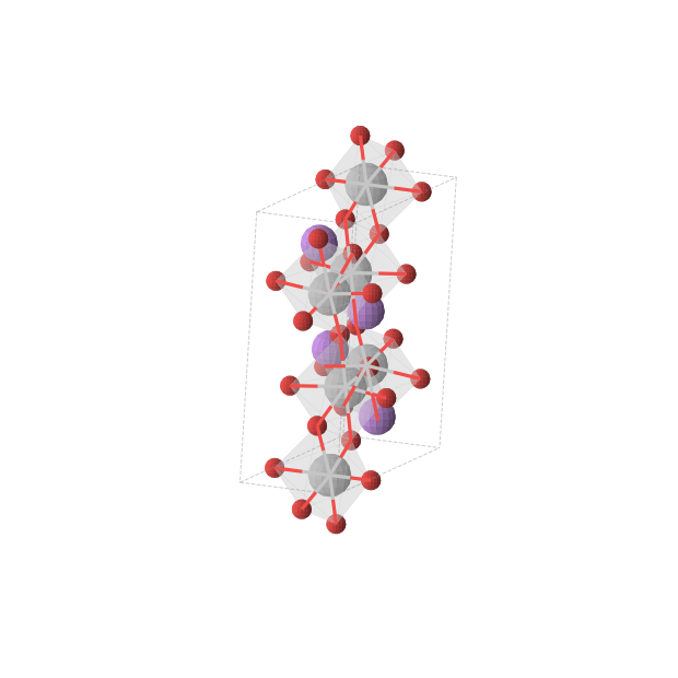 Crystal structure of Li2Ti3O7 (monoclinic, P21/m (No. 11))