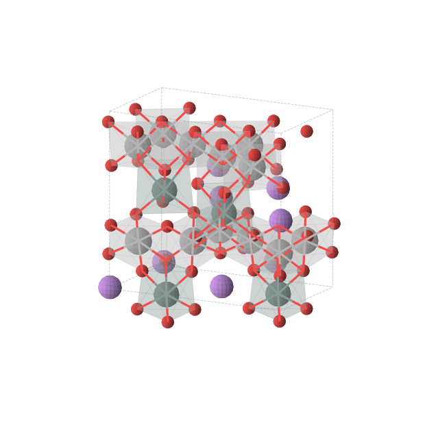 Crystal structure of Li2V3SnO8 (monoclinic, Cc (No. 9))
