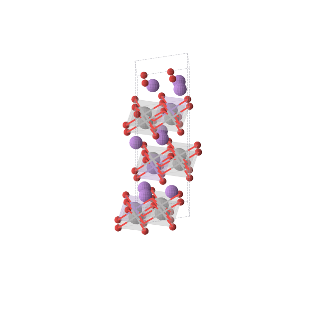Crystal structure of Li3MnV3O8 (trigonal, R-3m (No. 166))