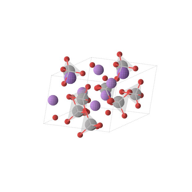 Crystal structure of NaLi3V4O12 (monoclinic, C2 (No. 5))