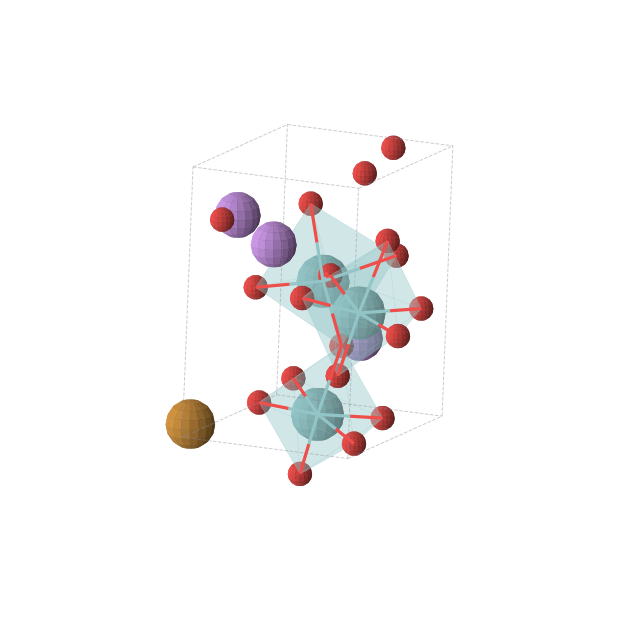 Crystal structure of Li3Nb3TeO12 (triclinic, P1 (No. 1))
