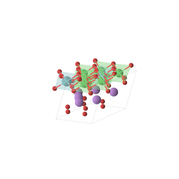 Crystal structure of Li3NbNi3O8 (monoclinic, C2/m (No. 12))
