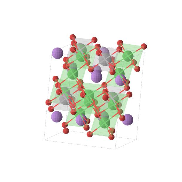 Crystal structure of Li5V2Ni5O12 (monoclinic, C2 (No. 5))