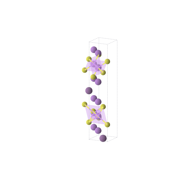 Crystal structure of Li6SbS2 (tetragonal, I4/mmm (No. 139))