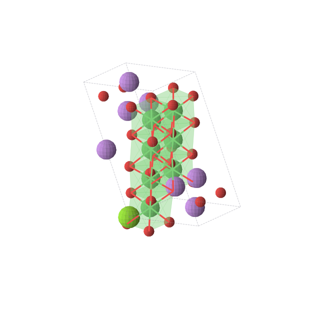 Crystal structure of Li7MgNi7O16 (triclinic, P-1 (No. 2))